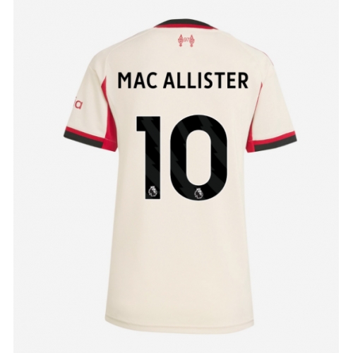 Liverpool Alexis Mac Allister #10 Maglia Gara Trasferta Repliche 2025-26 Donna Maniche Corte Liverpool Alexis Mac Allister #10 Maglia Gara Trasferta Repliche 2025-26 Donna Maniche Corte
